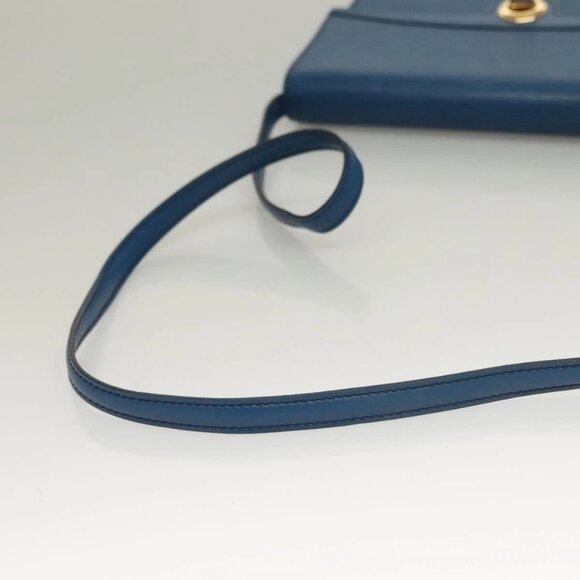 LOUIS VUITTON Epi Pochette Arche Shoulder Bag Blue - Picture 9 of 16